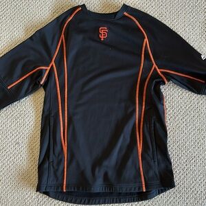 San Francisco Giants majestic batting practice sweatshirt, small